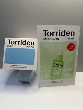 Torriden 80 sheet Dive In Multi Pad 160ml & Balanceful Mask - Bundle